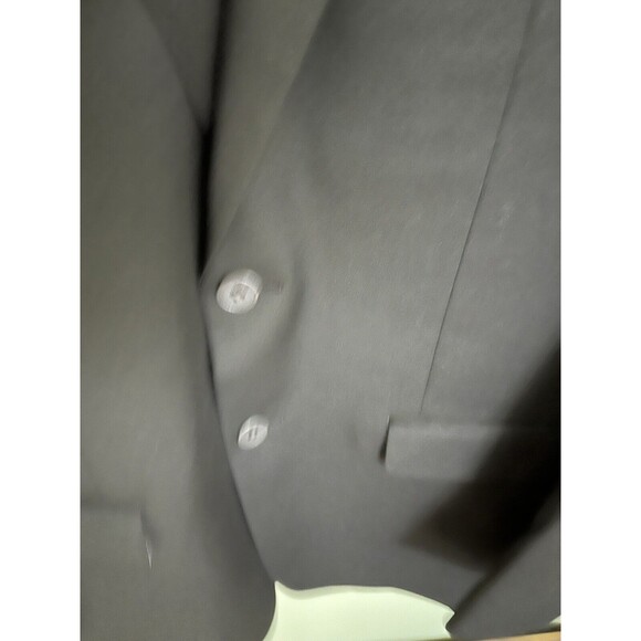 Chaps Men's Suit Jacket Black Lined 2 Button Size 38R Made in Vietnam - Picture 3 of 9